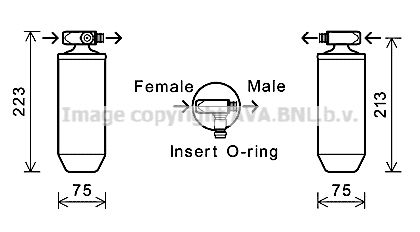 AVA QUALITY COOLING Sausinātājs, Kondicionieris VLD023